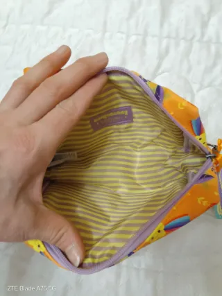 Santoro Pochette Nuova Panda Arancione Viola