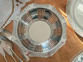 Cesto portapane vintage acciaio inox