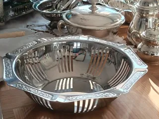 Cesto portapane vintage acciaio inox