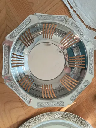 Cesto portapane vintage acciaio inox