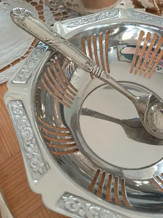 Cesto portapane vintage acciaio inox