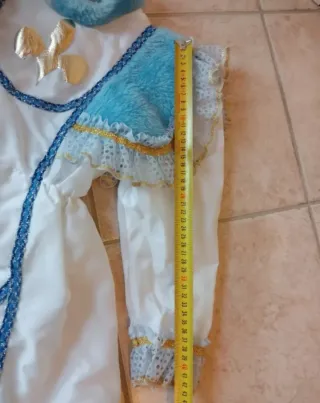 Abito Carnevale Bambina Azzurro e Bianco