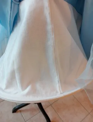 Abito Carnevale Bambina Azzurro e Bianco