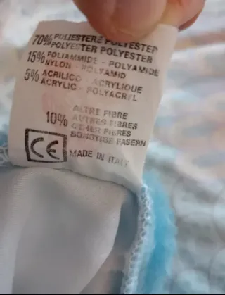 Abito Carnevale Bambina Azzurro e Bianco