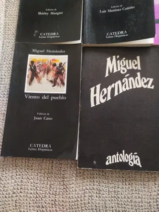 Lote libros poesía y teatro.