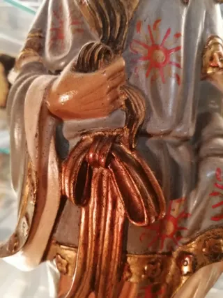 Pareja Figuras Orientales Vintage Gran Formato