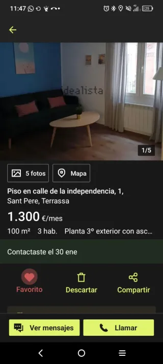 Buscando compañ piso Terrassa 380-450€ tú espacio.