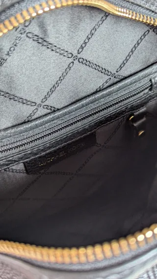 Bolso Mochila Michael Kors Negro Piel