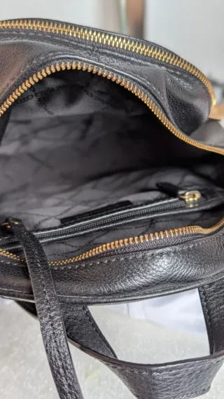 Bolso Mochila Michael Kors Negro Piel