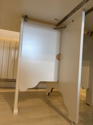 Mesa plegable blanca 6/8 pers