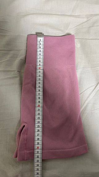 Leggings cortos mujer rosa talla única