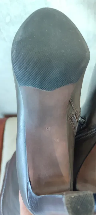 BOTAS ALTAS MUJER BRUNO PREMI PIEL GRIS CREMALLERA