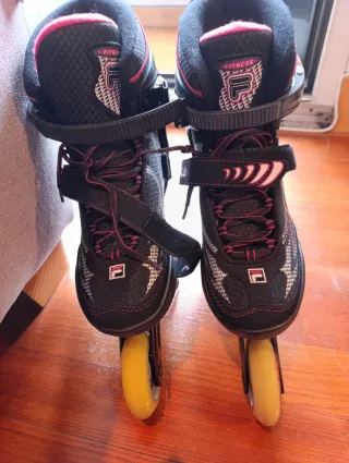Patines en línea Fila Fitness Negro/Rosa