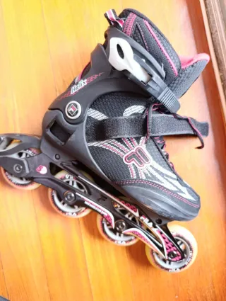 Patines en línea Fila Fitness Negro/Rosa