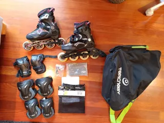 Patines en línea Fila Fitness Negro/Rosa