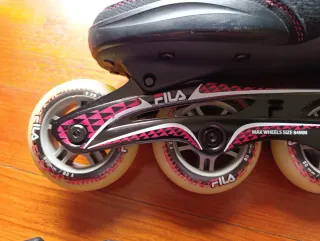 Patines en línea Fila Fitness Negro/Rosa