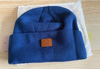 Gorro de lana azul