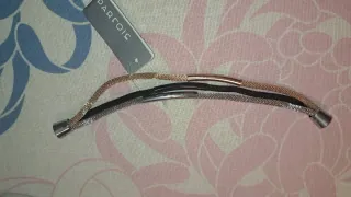 Pulsera Parfois imán oro y plata