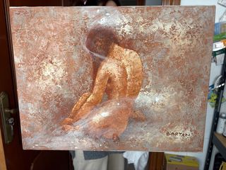 Cuadro Barton Oleo Marco Dorado