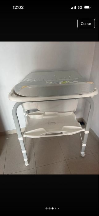 Cambiador bañera bebé Cam