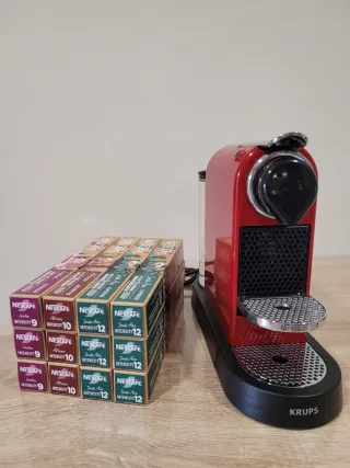 Cafetera Nespresso Krups Citiz Roja