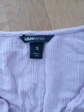 Camiseta premamá lila claro. 100 % viscosa