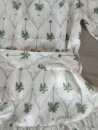 Vestido primaveral estampado palmeras