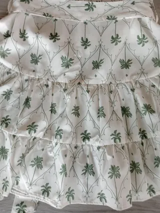 Vestido primaveral estampado palmeras