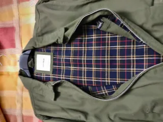 Cazadora hombre verde