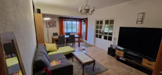 Lámpara de salón bronce 6 luces