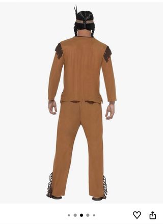 Disfraz indio hombre talla XL