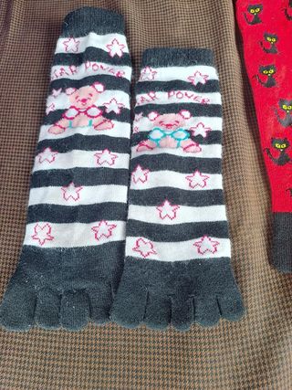 Calcetines con dedos
