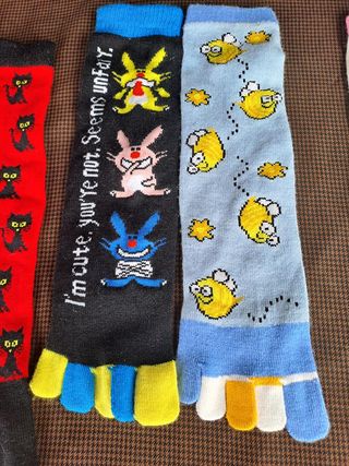 Calcetines con dedos