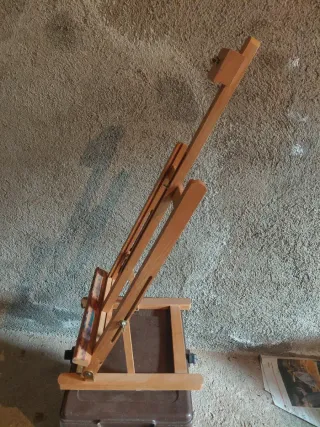 Caballete de pintura de sobremesa