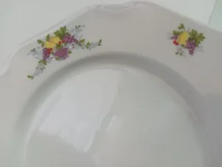 JUEGO PLATOS PORCELANA BOHEMIA