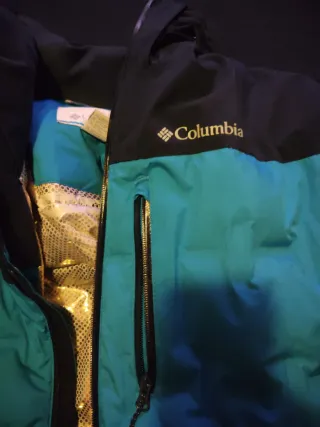 Abrigo Columbia azuly Turquesa