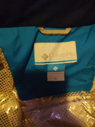 Abrigo Columbia azuly Turquesa