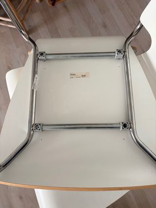 Juego 4 Sillas Vilmar Ikea Cojines Grises