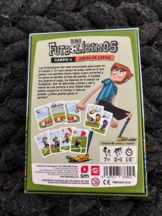 Los Futbolísimos Campo 4 Juego de Cartas