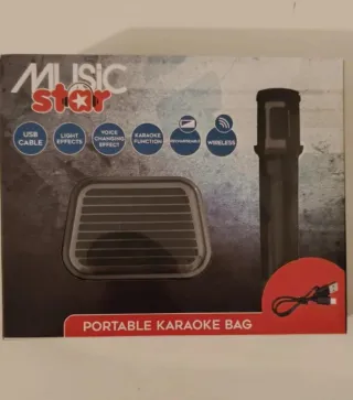 Altavoz Karaoke Portátil Music Star