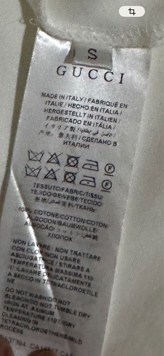 Conjunto Gucci Blanco y Rojo