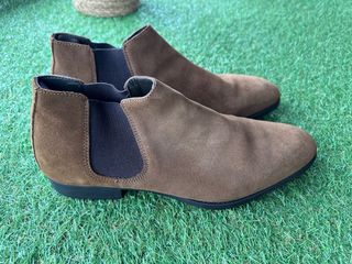 Botines de piel marrones