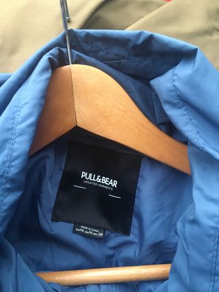 Plumífero azul chica