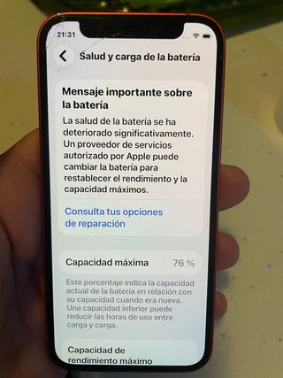 iPhone 12 mini Rosso Non negoziabile