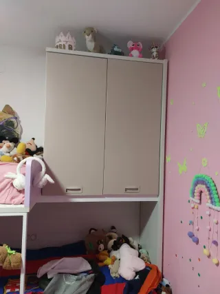 Litera tren con armario y cajones