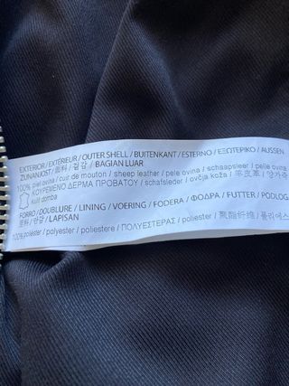 Cazadora Piel negra de  Mujer