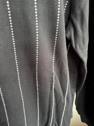 Felpa Liu Jo nera con brillantini Tg. M