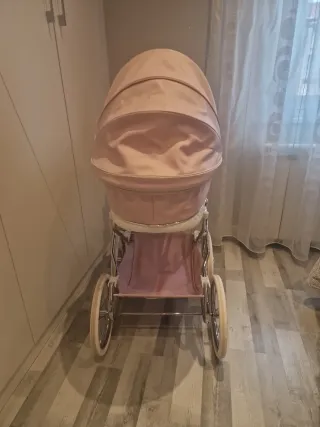 Cochecito de muñecas Bebecar rosa