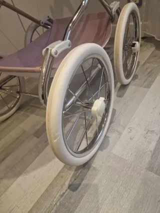 Cochecito de muñecas Bebecar rosa