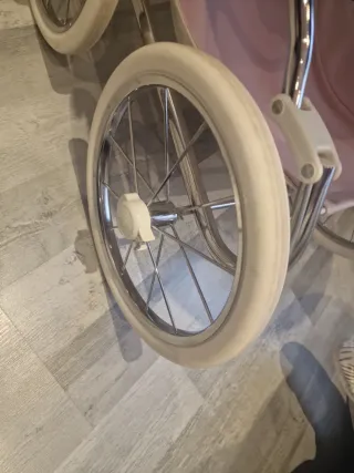 Cochecito de muñecas Bebecar rosa